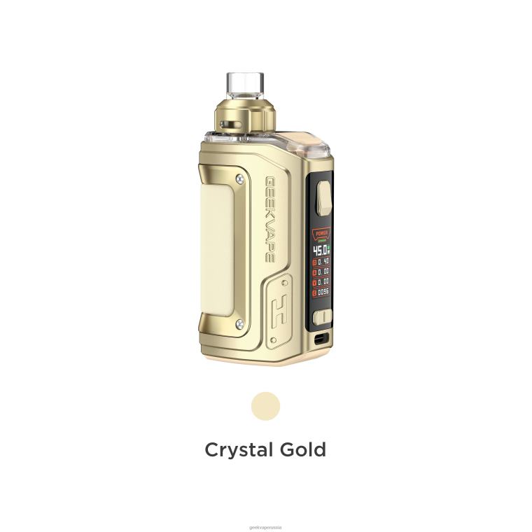 h45 (aegis Hero 2) комплект модов Crystal Edition хрустальное золото ZV2BB141 GeekVape - GEEK VAPE цена